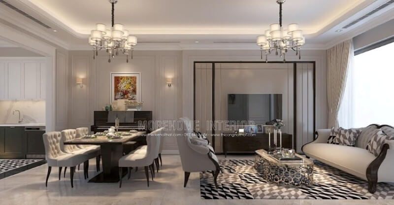 Mẫu thiết kế nội thất biệt thự Imperia Garden đẹp